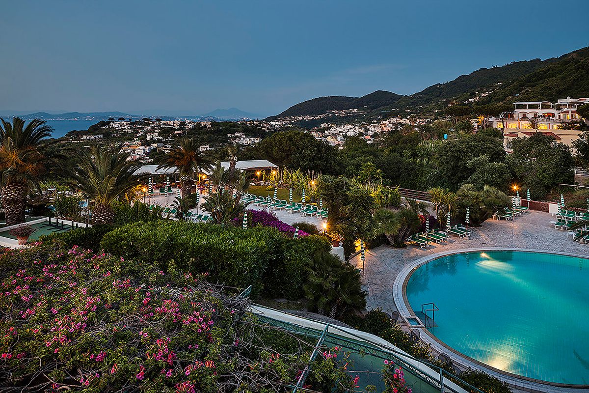Panorama dall'Hotel Grazia Terme di Lacco Ameno